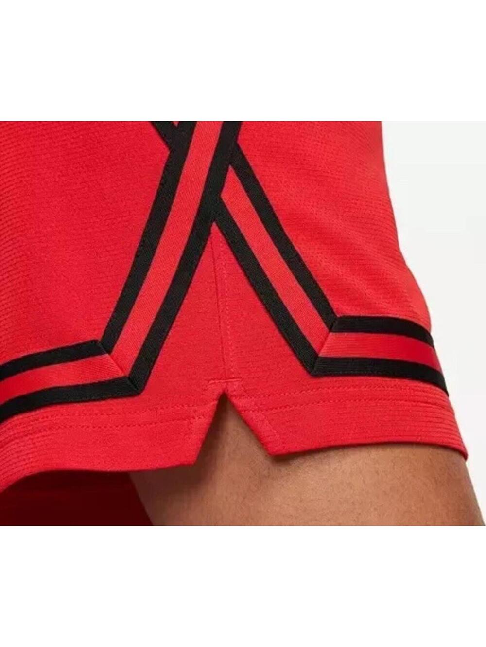 $50 Nike Women's Dri-Fit Fly Crossover Basketball Size Large DH7325 Red Shorts - Picture 3 of 5